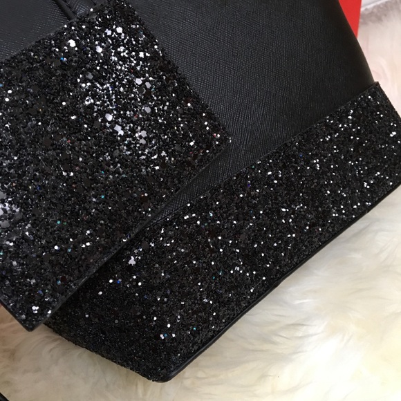 🆕Kate Spade Greta Court glitter dipped bag bundle - Picture 4 of 8